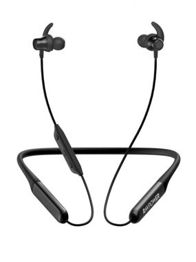 Ravpower Wireless headset around the neck with a playback time of up to 80 hours