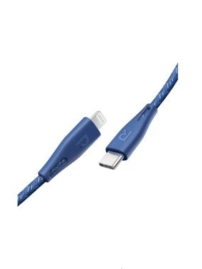 Ravpower Type C to Lightning Cable 1.2m Fabric - Blue