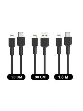 AUKEY 3 lightning cables in one package