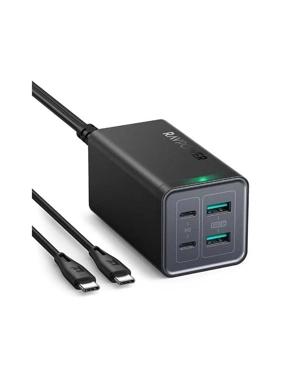 RavPower 120W charging dock with two USB ports and two Type-C ports with a Type-C cable