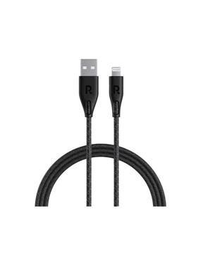 Ravpower USB-A to Lightning Fabric Charging Cable, 3m - Black