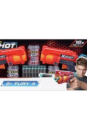 X-Shot Excel Fury-4 2pk