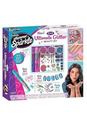 Shimmer N Sparkle 3 in1 Ultimate glitter beauty set