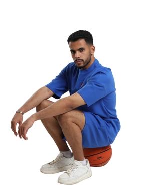 Oversize Short Pants - Blue