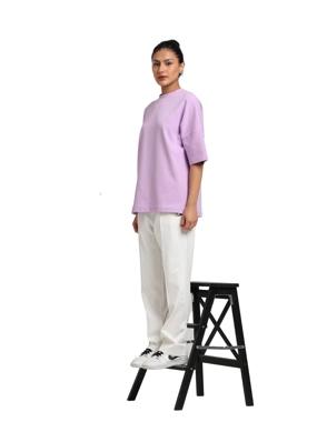 Oversize T-shirt (DURABILITY ) - Lavender Color