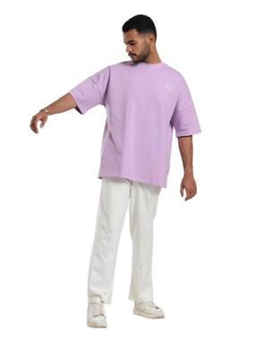 Oversize T-shirt (DURABILITY ) - Lavender Color