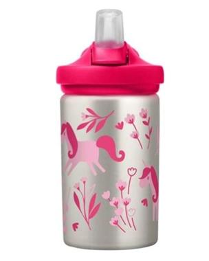 Eddy plus kids bottle stainless steel 400ml unicorn blooms