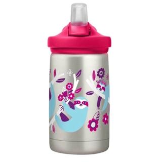 Eddy plus kids bottle insulated stainless steel 350ml flowerchild sloth