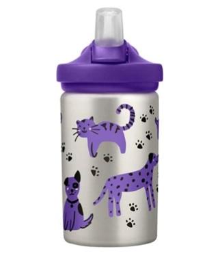 Eddy plus kids bottle stainless steel 400ml cats/dogs