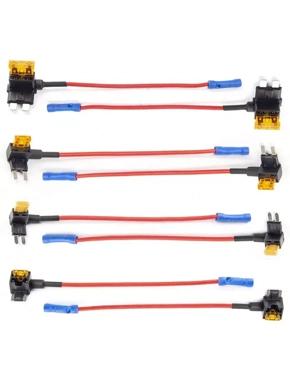 4 PCS x 2 Circuit Fuse Tap Adapter Holder