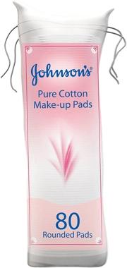 Johnson Cotton Make Up Pads 80 Pads