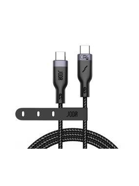 Joda Nylon Type-C to Type-C Cable 240W - Black