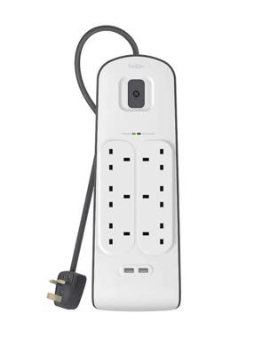 Belkin 6 ports and 2 usb ports