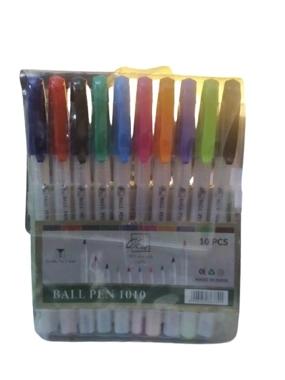 10-Color Ball Pen Set: Vibrant, Smooth Writing for Every Creative Need