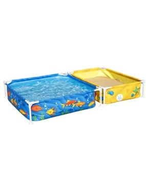 Swimming pool with sandpit for children