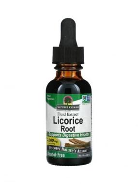 Nature's Answer, Licorice Root, Fluid Extract, Alcohol-Free, 2,000 mg, 1 fl oz (30 ml)