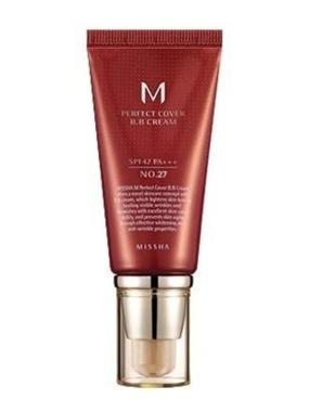 Missha, Perfect Cover B.B. Cream, SPF 42 PA+++, No. 27 Honey Beige, 50 ml