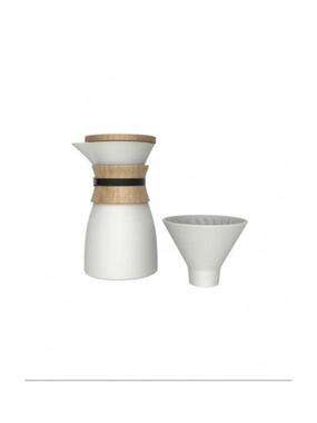 58. luxury white ceramic drip set 