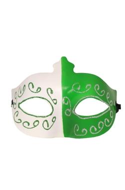 White and Green Mask  قناع أخضر وأبيض