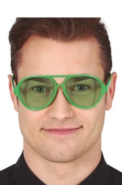  GREEN AVIATOR GLASSES WITHOUT LENSES 