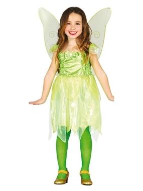 Kids Disney Tinker Bell Forest Fairy Costume