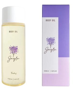 Body oil floral maze