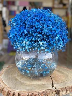 Blue Star Vase