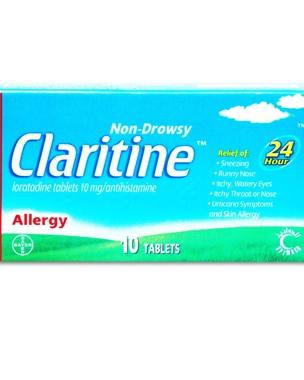 Claritine 10 mg tablet 10 pcs