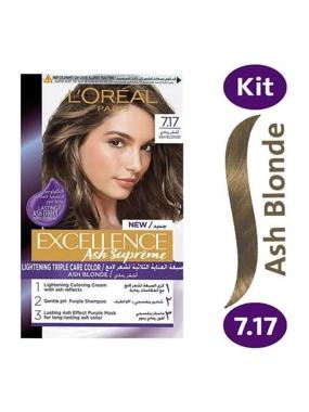 LOREAL EXCELLENCE ASH SUPREME 7.17 BLOND CENDRE 72ML