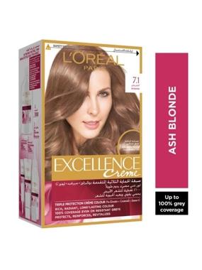 LOREAL EXCELLENCE CREME 7.1 DARL ASH BLOND 72ML