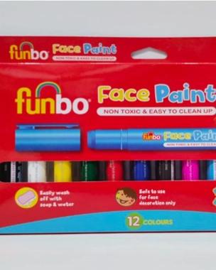 Funbo face paint 12 colours