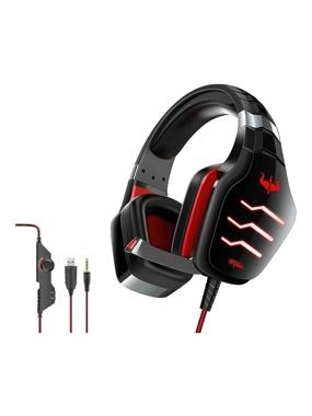 Ovling Gaming Headphones - Model GT86 - (Black/Red Color), Wired