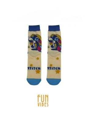 Stitch sock - white