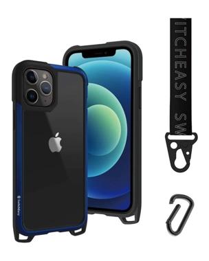 Switcheasy odyssey back cover for iphone 12/12 pro, navy blue,