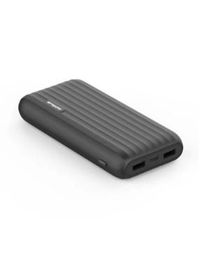 Wrapsol power bank 20000mah pd 20w & qc4+ fast charge - black