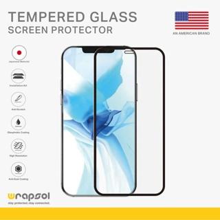 Wrapsol tempered glass+easy install lit-iphone 14plus-13pro max-hd ultra-clear