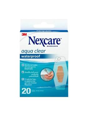 Nexcare Aqua Clear Waterproof Bandages 26 Mm × 57 Mm  20 Pcs