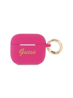 كفر ربل AirPods 3 معا مداليه من GUESS زهري غامق