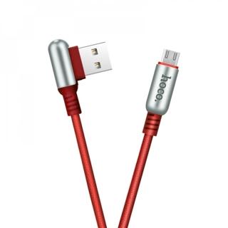 كيبل مايكرو usb بطول 1.2m أصدار u17 من hoco - أحمر