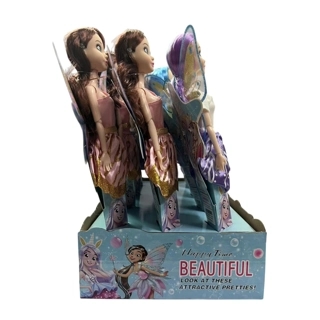 Fairy Doll with Shiny Wings and Colorful Design