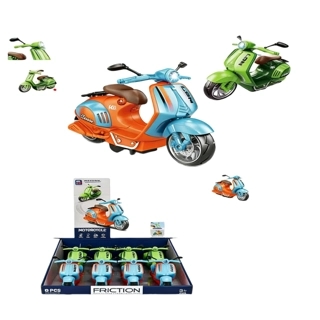Friction Power Motorcycle Toy Set for Kids – 8 Pieces
