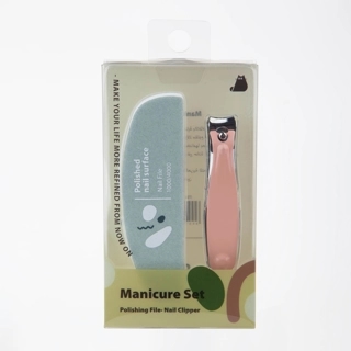 Nail Clipper with Dual-Sided Nail File