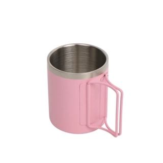 Pink Stainless Steel Coffee Mug