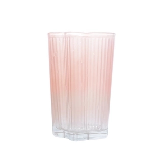 420ml Pink Glass - Elegant Design