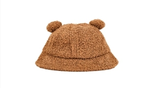 Winter Teddy Bear Hat for Kids