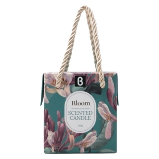 150g Glass Scented Candle Honeysuckle & Lemon