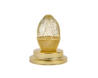 Gold Egg Incense Holder