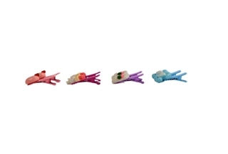 Colorful Animal-Themed Hair Clips for Kids