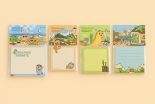 Dinosaur Series Sticky Notes Mixed