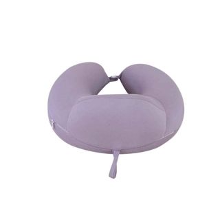 Light Purple U-Shaped Travel Pillow